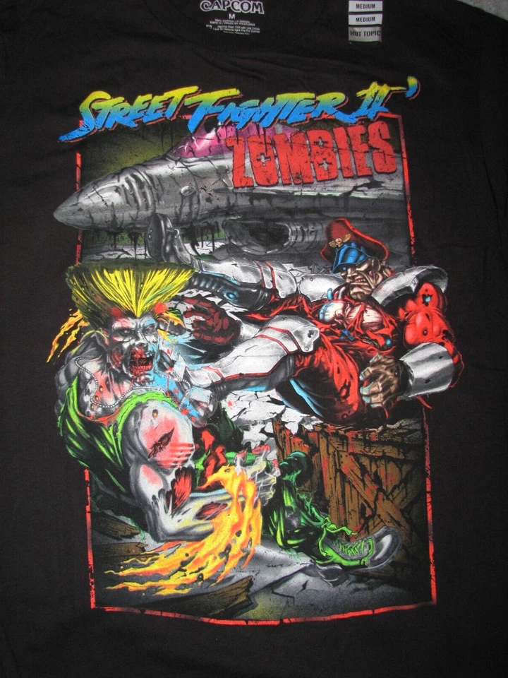 Men's (M) Vintage STREET FIGHTER 2 "ZOMBIES" T-Shirt (Hot Topic, CapCom) - Image 2 of 3