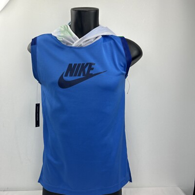 nike basketball sleeveless hoodie