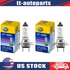 For Set of 2 Hella H7 100W Healight Bulb Headlamp 12V PX26D T4 High Performance
