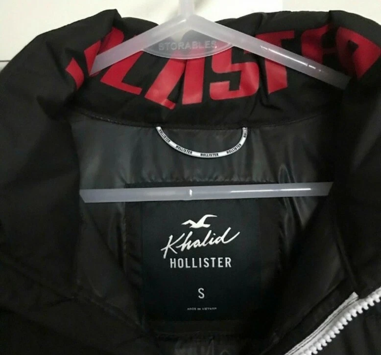 Hollister x Khalid men s 1 2 Zip Puffer Jacket size Small retail 150