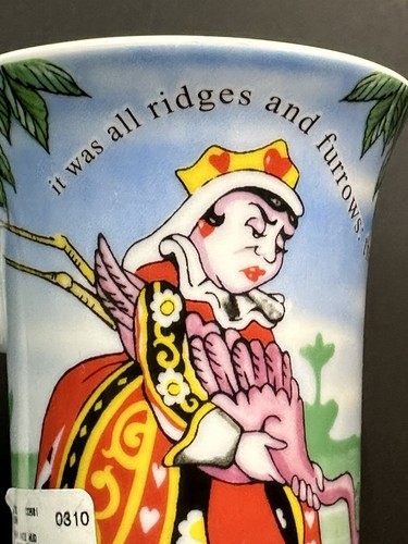 NEW Alice in Wonderland & Red Queen Mug Cafe Paul Cardew 2010 Croquet Hedgehogs - Picture 5 of 19