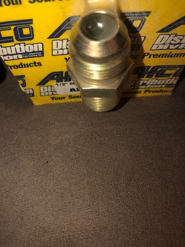 NEW AFCO 37132 TC Style Power Steering Pump Adapter Fitting, 1/2 Inch NPT / 10AN - Foto 6 di 10