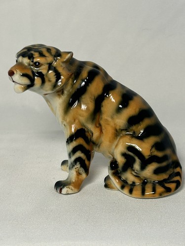 Vintage Ceramic Tiger Figurine 3.5 inches tall - Picture 5 of 6