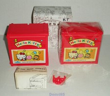 VINTAGE 1993 Sanrio HELLO KITTY Trinket Chests from JAPAN 1 NEW w/Bx  1 Used 
