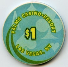 $1 Palms Casino Resort Ace Chip Las Vegas 2002 Obsolete