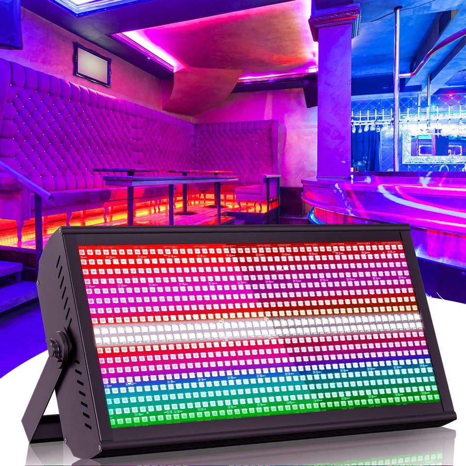 U`KING 768LED RGB Wall Washer Party Light Strobe DMX Stage Effect Beam Lighting - Image 3 of 4