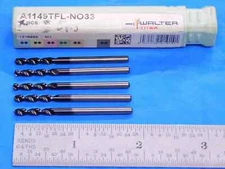 5PCS WALTER TITEX #33 TFL HSS SCREW MACHINE DRILL BIT A1149TFL-NO33 0.113 .113