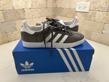 Adidas Gazelle Shoes 7.5 Grey/White NIB Soccer Casual BB5480