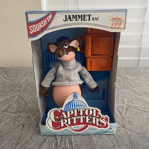 Capitol Critters Figure Jammet Rat Vintage 1992 New