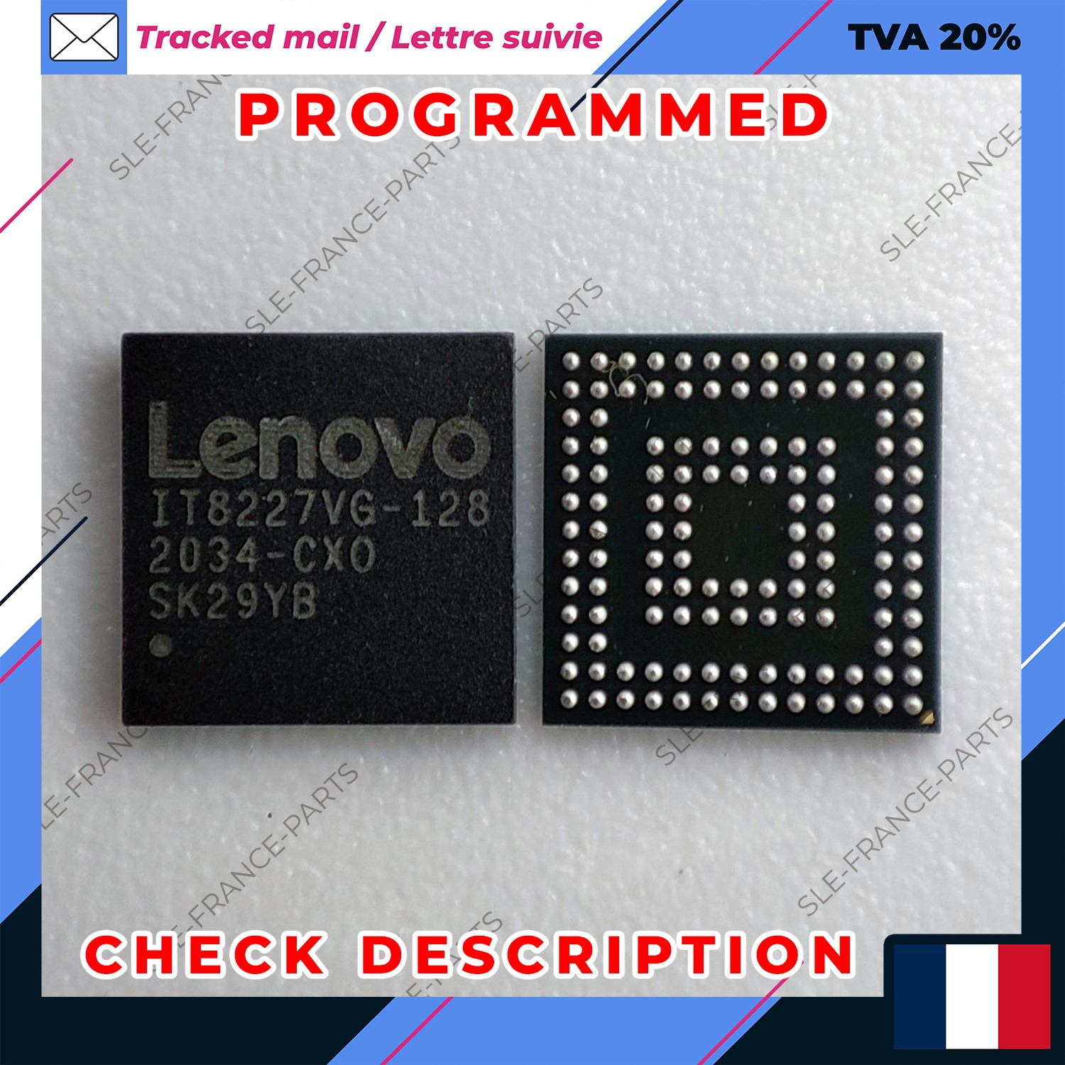 Contrôleur Super IO IT8227VG préprogrammé pour réparation de carte