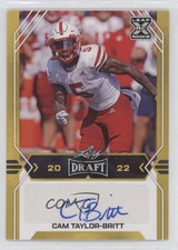 2022 Leaf Draft Auto Gold Cam Taylor-Britt #BA-CTB Auto 03rk
