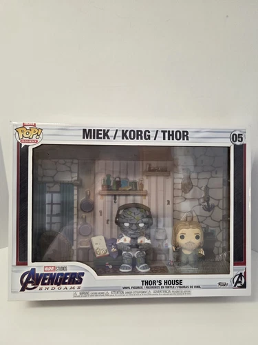 Funko Pop! Moments Deluxe Avengers Endgame Thor's House #5 Miek/Korg/Thor