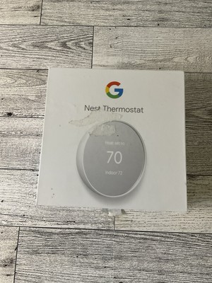 Google Nest Smart Thermostat - White Color - New-Open Box - 
