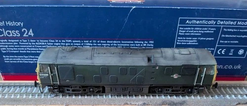 Bachmann Class 24 Bo-Bo BR TOPS Green FYE 24 039 repainted weathered DCC fitted