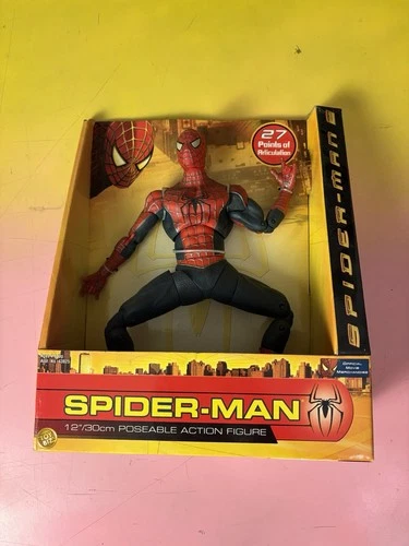 2004 Toy Biz 12" Spider-Man Action Figure 27 Points of Articulation NIB