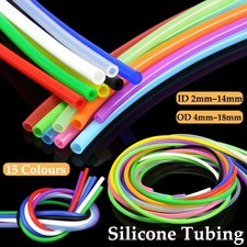 Tubo de silicona de color tubo de manguera tubo de agua de grado alimenticio goma suave alta temperatura