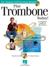 Play Trombone Today Beginner Music Lessons Learn to Play Hal Leonard Book CD