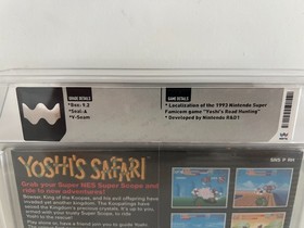 Yoshi's Safari (SNES, Super NES) WATA 9.2 A New Sealed Graded PSA CGC VGA