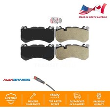Front Ceramic Brake Pads Wear Sensor Kit For Mercedes-Benz C63 AMG S63 G63 E63 S