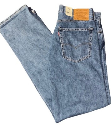 LEVI'S MENS 505 BIG E SELVEDGE STRAIGHT FIT JEANS 36 X 36