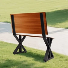 2pcs Table Desk Bench Legs Coffee Metal Solid Iron DIY Furniture Legs 45*42*12cm