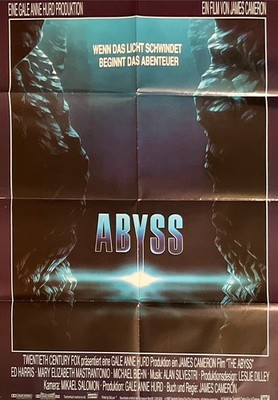 Original Filmplakat - Abyss - Kult Klassiker - James Cameron Sammlung