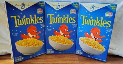 COLLECTABLE Lot Of 3 General Mills Reissue 1961 Twinkles Cereal 15.8 Oz