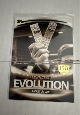 2019 Topps - Evolution Of: Technology Ticket Stubs, Digital Mobile Ticket #ET-1