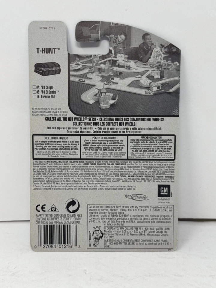 Hot Wheels T-Hunt 1968 El Camino 1:64 Diecast Real Riders Foto 3 de 4
