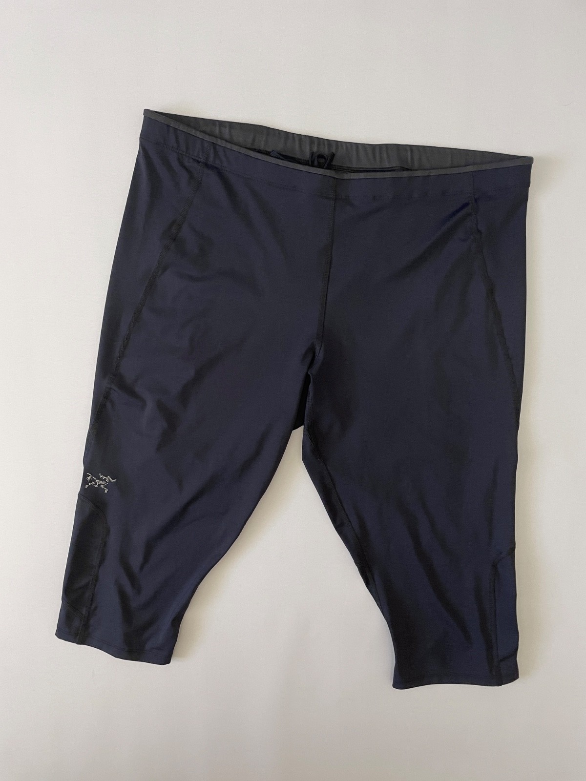 ARC'TERYX Arcteryx Pantaloncini Uomo Atletici Elasticizzati Nero Logo Riflettente Tagli...
