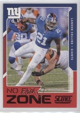 2017 Score No Fly Zone Red Landon Collins #14 2i7
