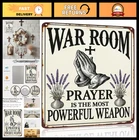 Vintage Prayer Metal Wall Art Sign - Religious Decor for Home, Church, Office, 8