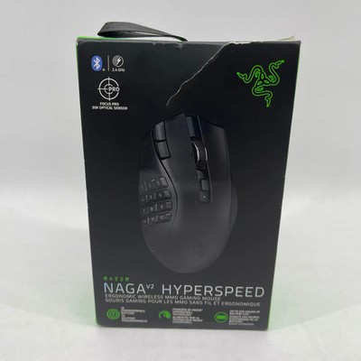 New Razer Naga V2 Hyperspeed  Wireless Gaming Mouse RZ01-0360