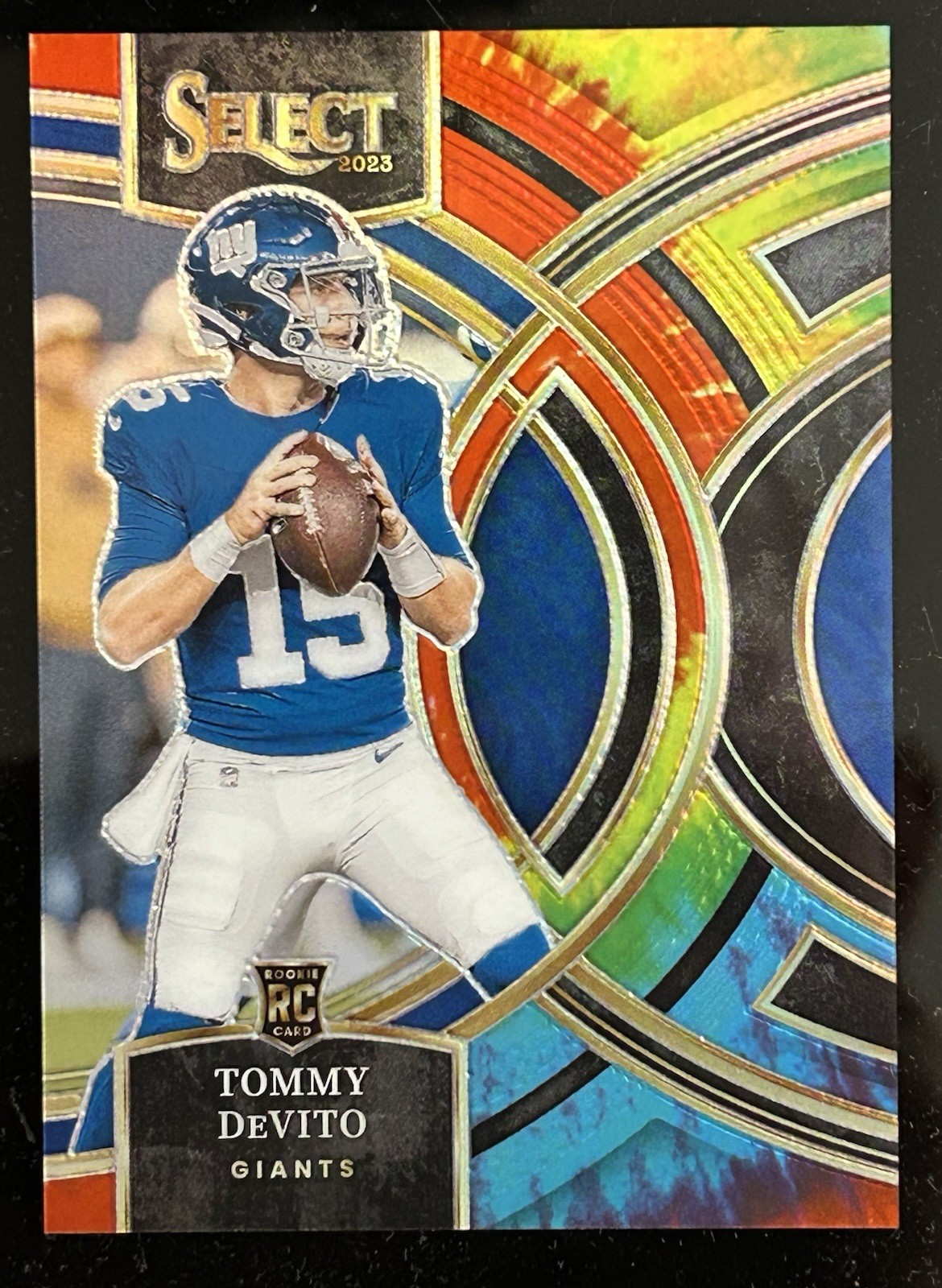 2023 PANINI SELECT TOMMY DEVITO PREMIER LEVEL TIE-DYE PRIZM ROOKIE /25