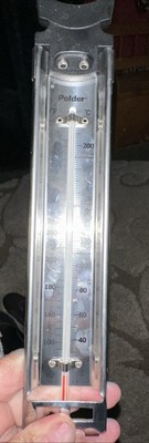 Polder 12  Thermometer, 100-400F And 40-210C Weighs 5.4oz.