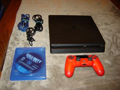 Sony Playstation 4 CUH-2215B Tested w/Dual Shock controller 1 game & Cords