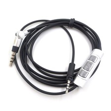 Cable Remote Mic for Sennheiser Momentum 1.0 2.0 Over-Ear On-Ear Headphones c