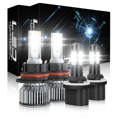 For Ford Windstar 1995-2003 6000K LED Headlight Hi/Lo Fog Lights Bulbs Combo
