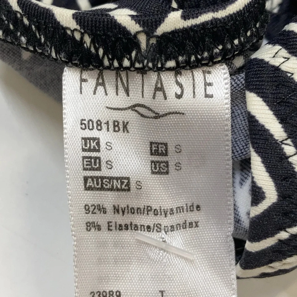 Fantasie, Bikiniunterteil, Größe: S, Schwarz/Weiß, Elasthan/Nylon #ZdP - Bild 3 von 4