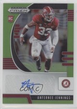 2020 Prizm Draft Picks Rookies Neon Green /125 Anfernee Jennings #199 Auto 05lh