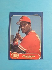Eric Davis 1986 Fleer Baseball Card # 175 J8551