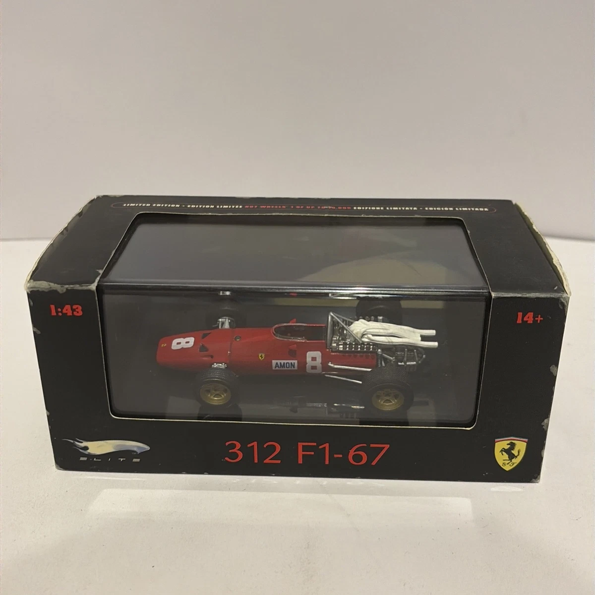 Hotwheels Ferrari FXX Elite Edition negro 1/18 modelo de coche fundido
