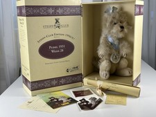 Steiff Animal 420085 Dog Poodle 1931 28cm with Original Box Certificate in ...