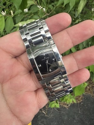Vintage Jacques LeMans Automatic Watch 1-928 6 Inch Wrist Stainless Steel