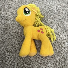 My Little Pony Applejack Plush Yellow Apples 12" Hasbro 2015 with hat