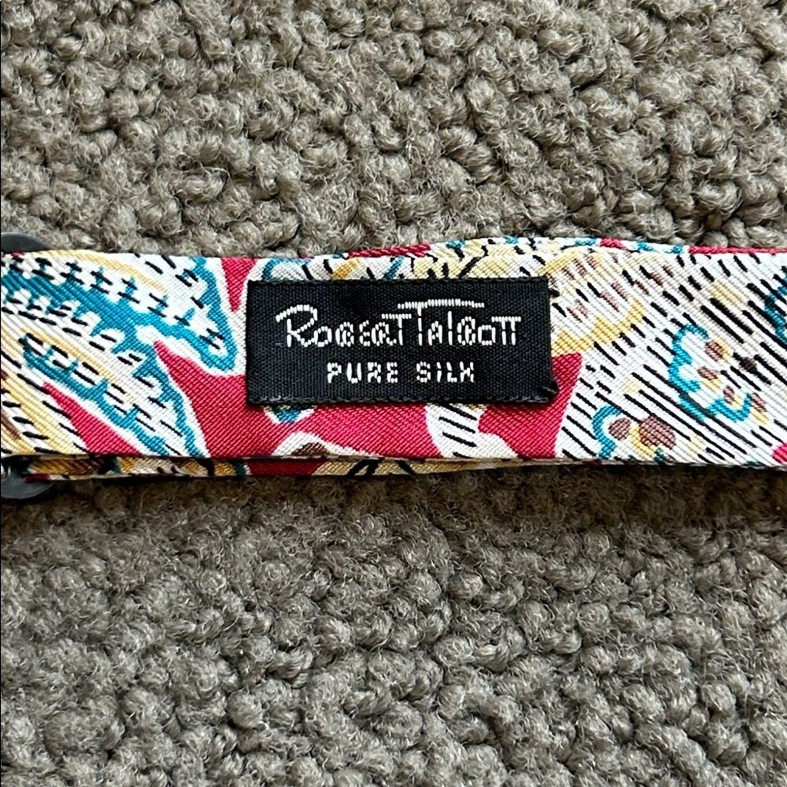 Robert Talbott bow tie adjustable Multicolor Stri… - image 3