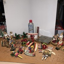 Large Lot Of Vintage  NIB Christmas Ornaments  Decorations