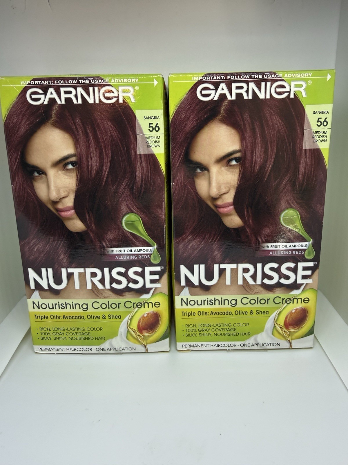 #56 Sangria Medium Reddish Brown 2 Pk