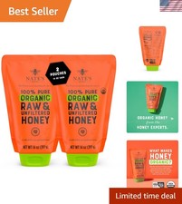 Pure Delight: 100 Raw Unfiltered Honey in Eco-Friendly 14 oz. Pouches