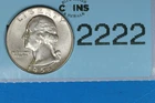 1956-D D/D 25C WASHINGTON SILVER QUARTER EARLY US TYPE COIN RAW-2222